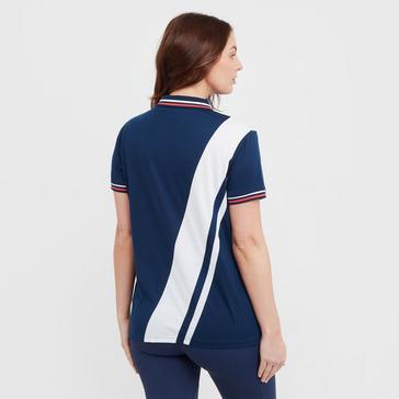 Blue Royal Scot Womens Evelyn Lightweight Polo Navy