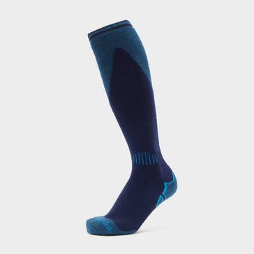 Navy Bridgedale Men’s Midweight Plus Ski Socks