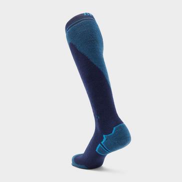 Navy Bridgedale Men’s Midweight Plus Ski Socks