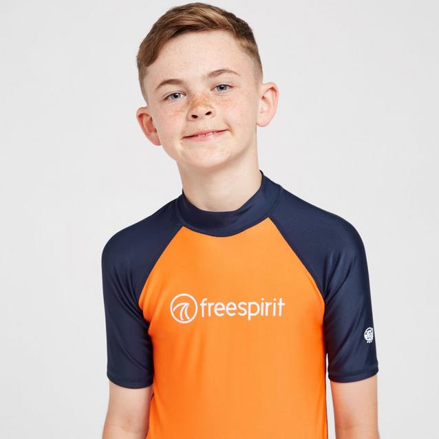 Freespirit Kids' Short Sleeve Rash Vest GO Outdoors