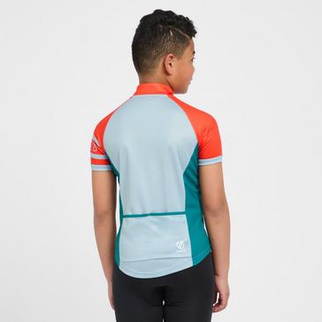 Orange Dare 2B Kids' Speed Up Cycling Jersey