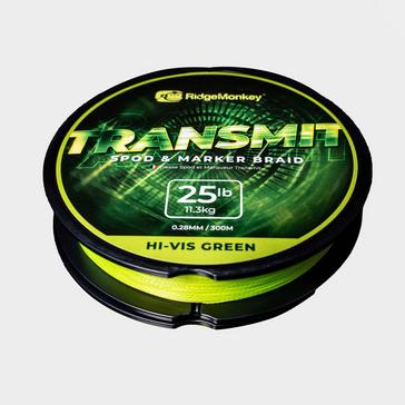 Green RIDGEMONKEY Transmit Spod & Marker Braid 25lb 300m