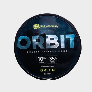 Green RIDGEMONKEY Orbit Double Tapered Mono 10/35lb Green