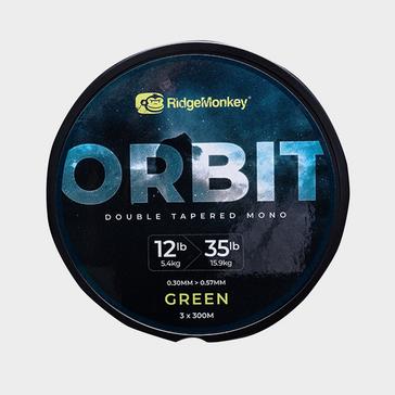 Green RIDGEMONKEY Orbit Double Tapered Mono 12/35lb Green