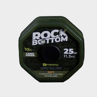 Rock Bottom Tungsten Soft Coated Hooklink Camo Green 25lb