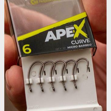 Silver RIDGEMONKEY Ape-X Curve Hook Size 6