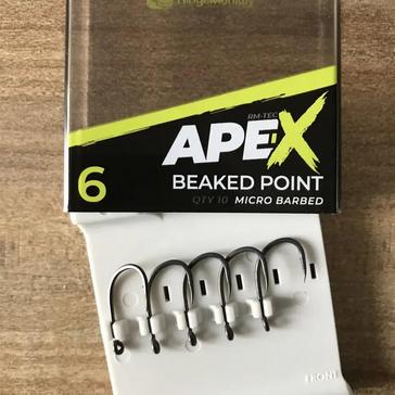 Silver RIDGEMONKEY Ape-X Beaked Hook Size 6
