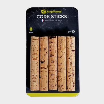 Brown RIDGEMONKEY Combi Bait Drill Spare Cork Sticks 8mm