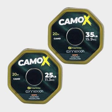 Black RIDGEMONKEY CamoX Soft Coated Hooklink 25lb