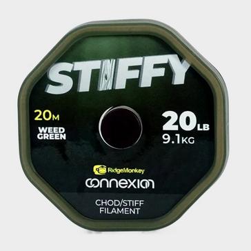 Green RIDGEMONKEY Stiffy Chod/Stiff Rig Filament 20lb