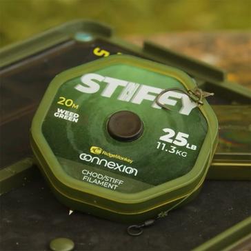 Green RIDGEMONKEY Stiffy Chod/Stiff Rig Filament 25lb