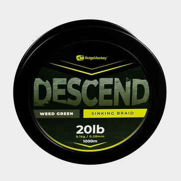 Green RIDGEMONKEY Descend Sinking Braid 0.28mm/20lb 300m