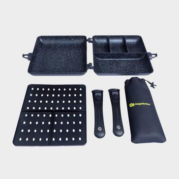 Black RIDGEMONKEY Combi & Steamer Set XXL – Granite Edition