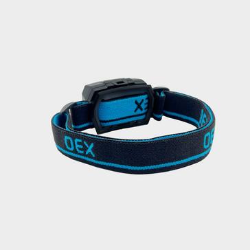 Black OEX OEX 300L Rechargeable Head Torch Black