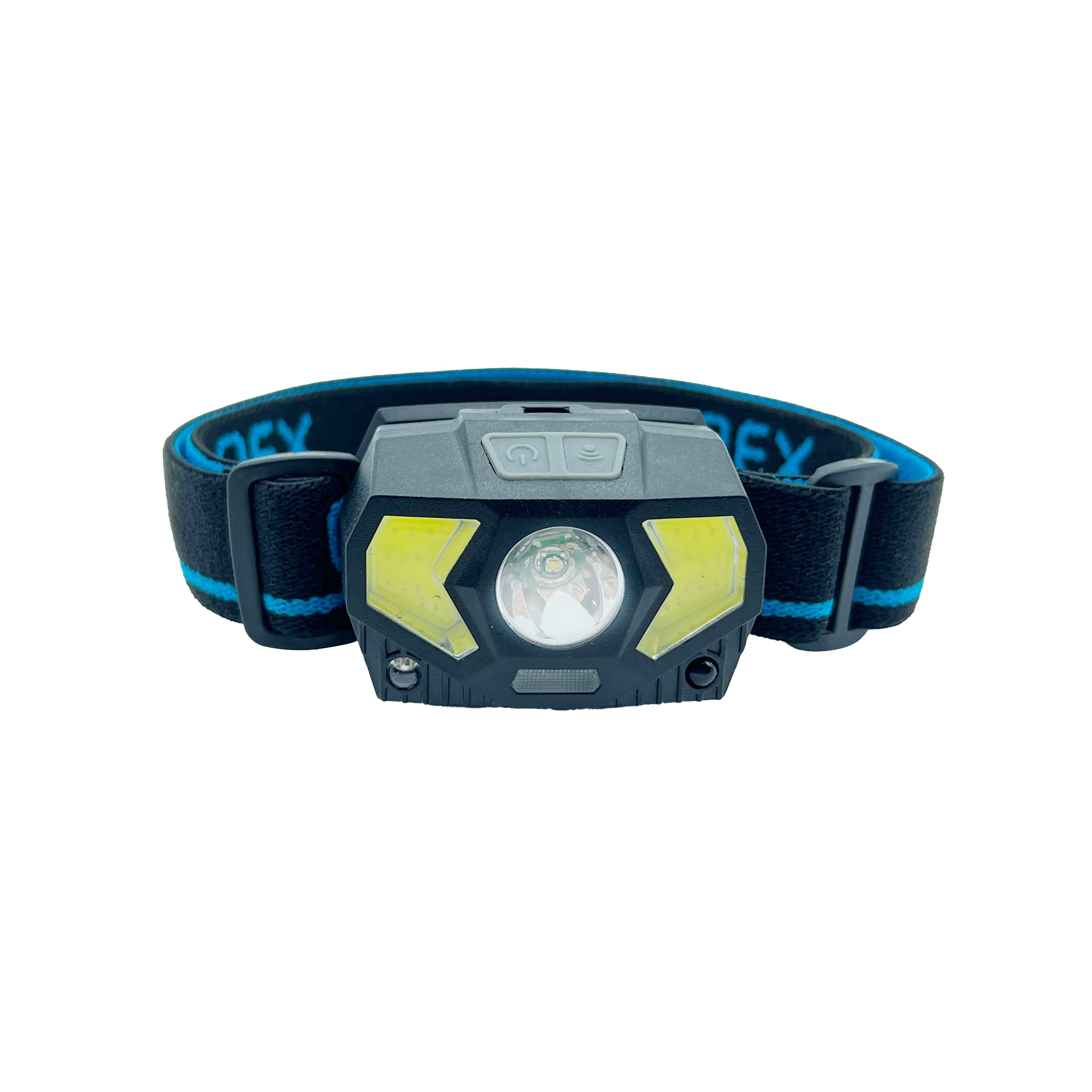 OEX 300L Rechargeable Head Torch Black