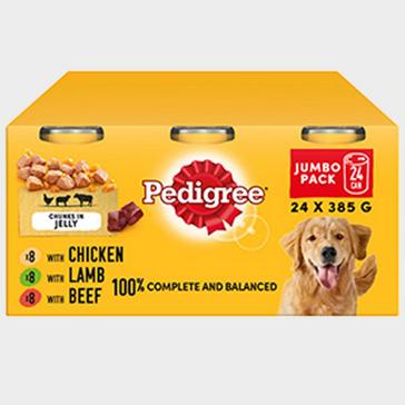 Yellow Pedigree Mixed Jumbo In Jelly 24 Tins