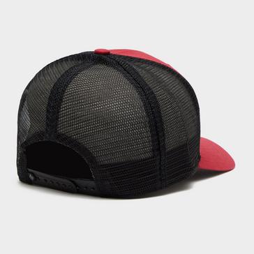 Red Black Diamond Trucker Cap