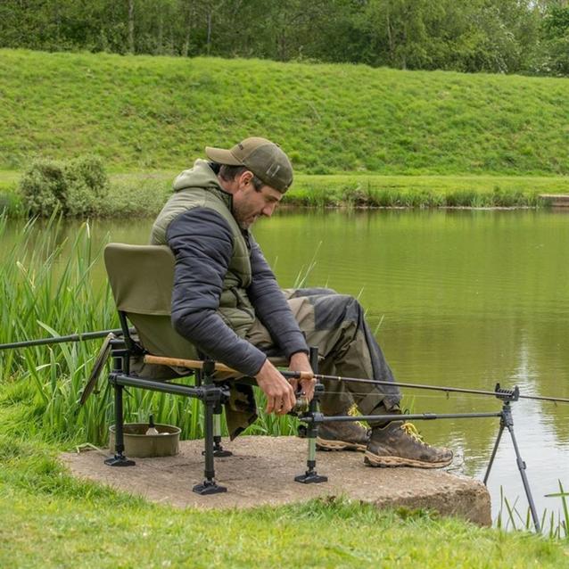 Accessory Chair Fishing Chair With Feeder Arm KORUM S23 Compact