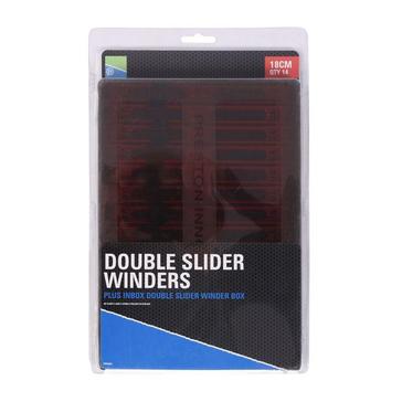 Black PRESTON INNOVATION Double Slider Winders 13cm