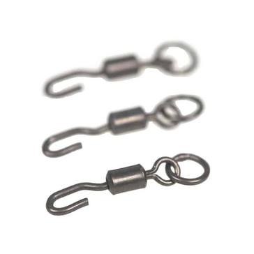 Black THINKING ANGLER PTFE Quick Change Ring Swivels Size 11