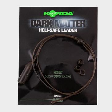 Black Korda Dark Matter Heli-Safe Leader 30lb 50cm Weed