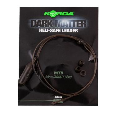 Black Korda Dark Matter Heli-Safe Leader 30lb 50cm Weed