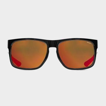 Black Sinner Spike Sunglasses Black Red Sintec® Lens