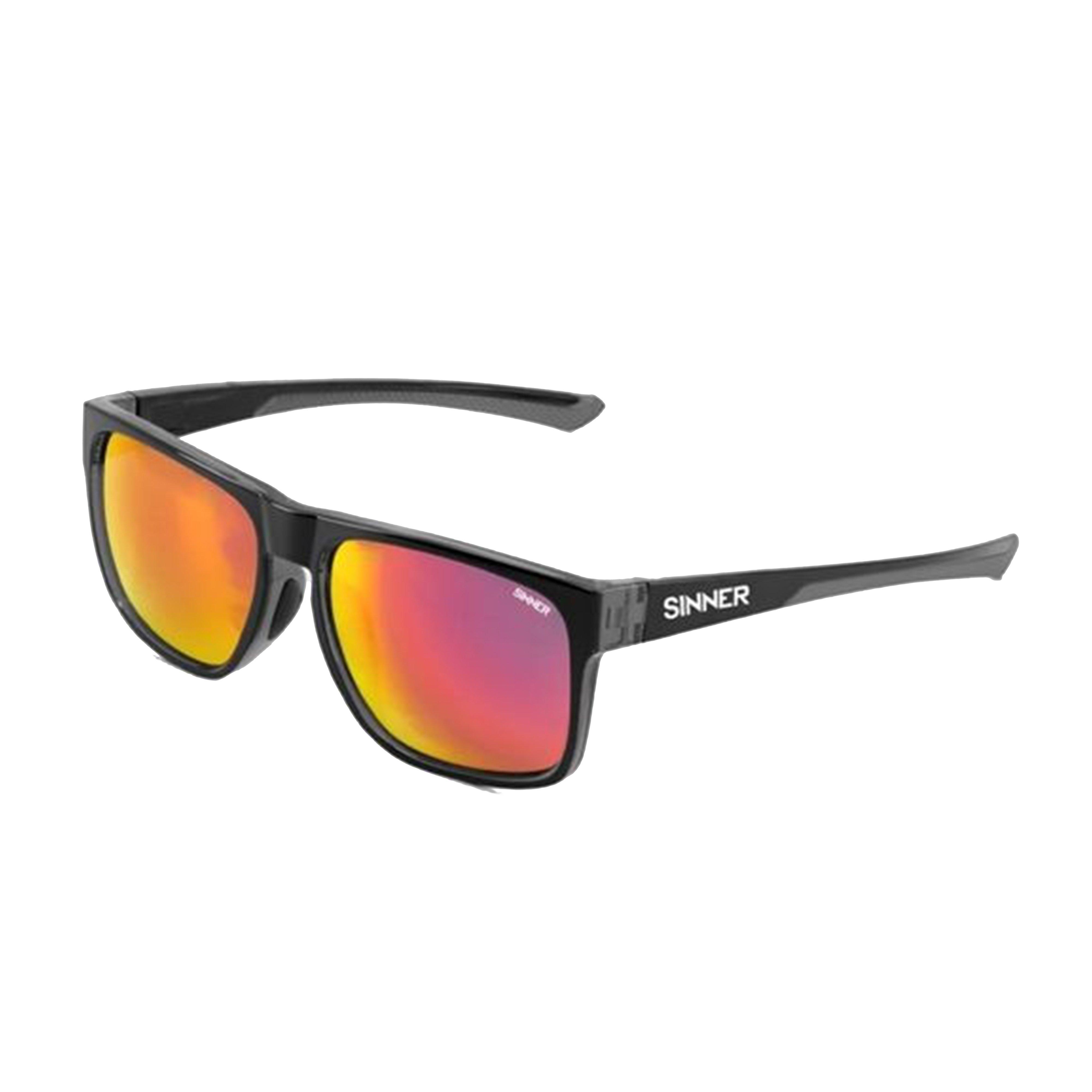 Spike Sunglasses Black Red Sintec Lens
