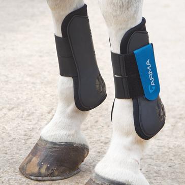 Blue Arma Tendon Boots Blue Full