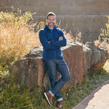 Navy Peter Storm Men’s Apex Full Zip Fleece