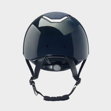 Blue Eqx Kylo Wide Peak Riding Hat Navy Gloss