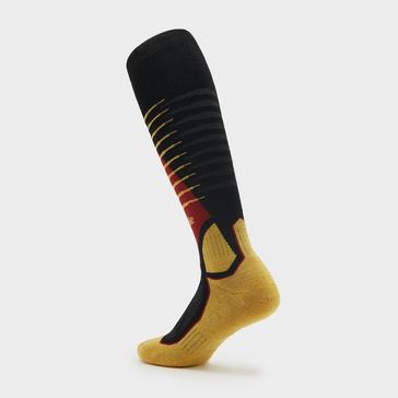 Black Bridgedale Men's Ski Midweight+ Merino Endurance Over Calf Socks
