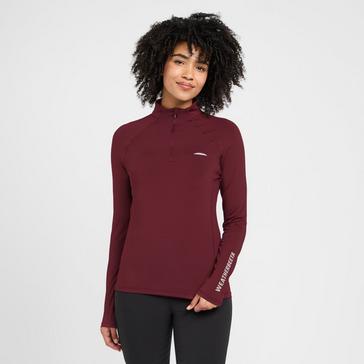 Burgundy WeatherBeeta Womens Prime Long Sleeved Top Maroon