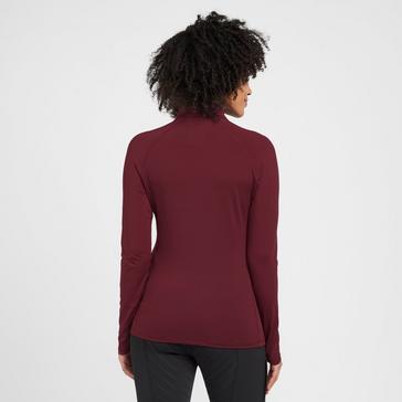 Burgundy WeatherBeeta Womens Prime Long Sleeved Top Maroon