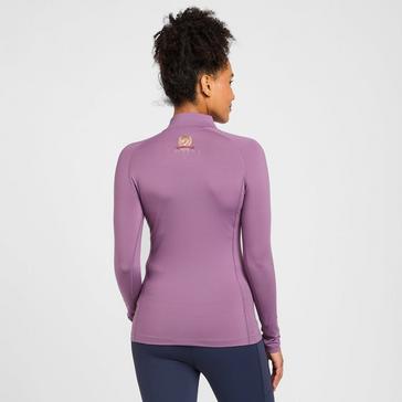 Pink Aubrion Womens Team Long Sleeved Base Layer Mauve