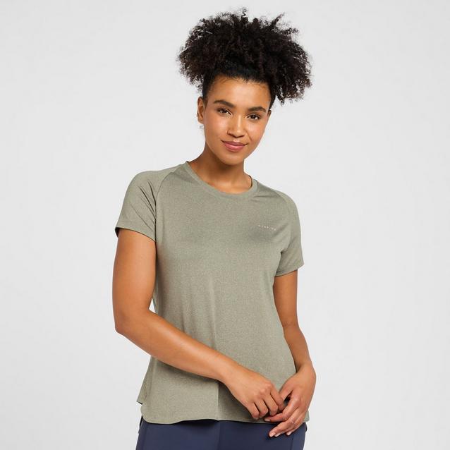 Green Aubrion Womens Energise Tech T-Shirt Olive image 1