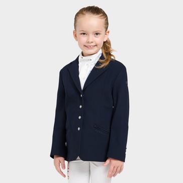 Blue Aubrion Young Rider Newton Show Jacket Navy