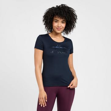 Blue HV Polo Womens Favouritas Limited Tech T-Shirt Navy
