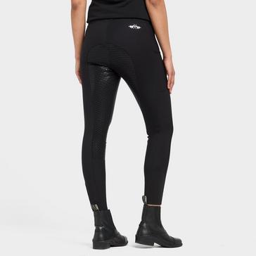 Black HV Polo Womens Classic Full Seat Riding Tights Black