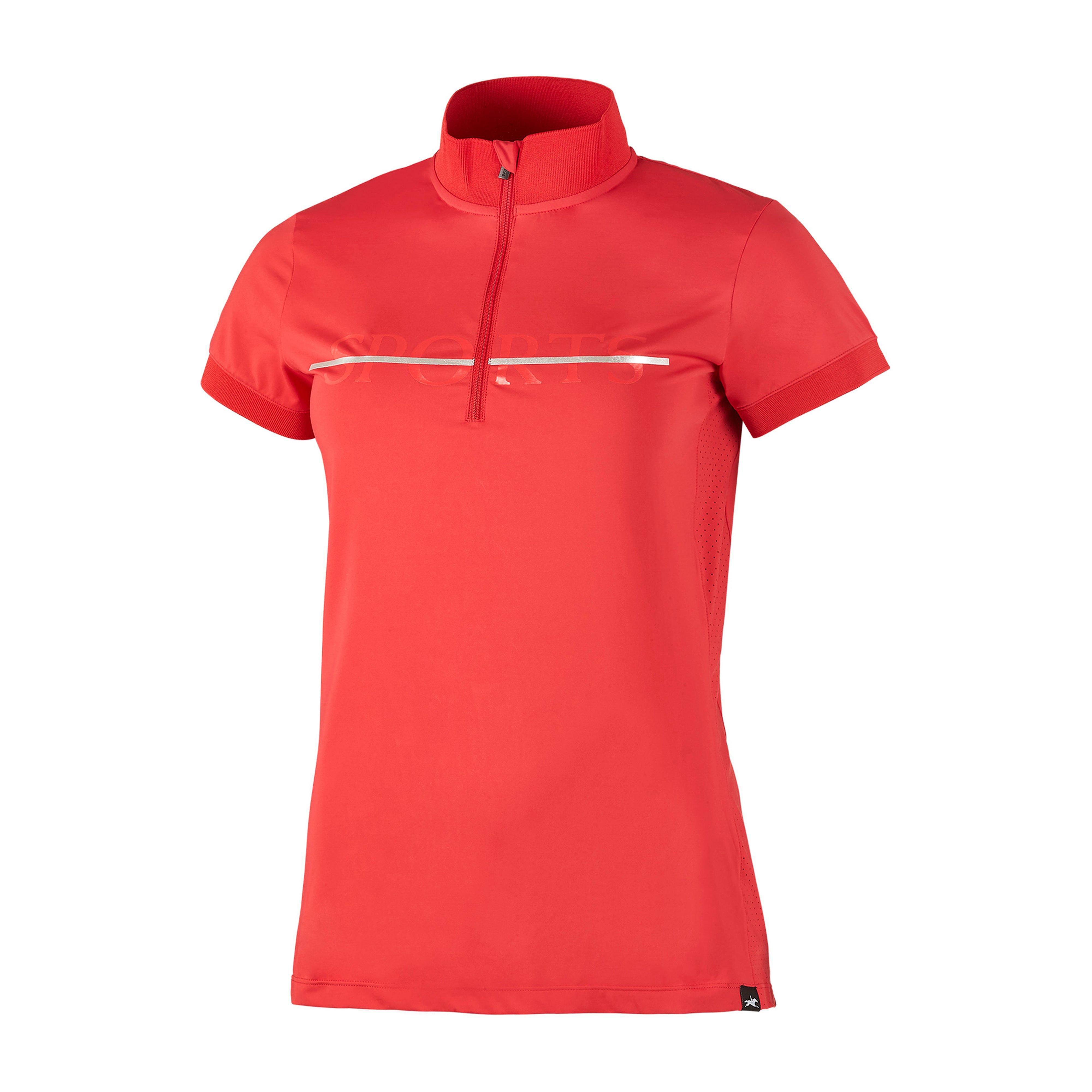 Womens Fortuna Style Short Sleeved Base Layer True Red