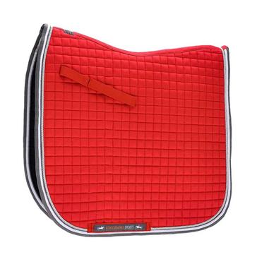 Red Schockemohle Neo Star Dressage Saddle Pad True Red