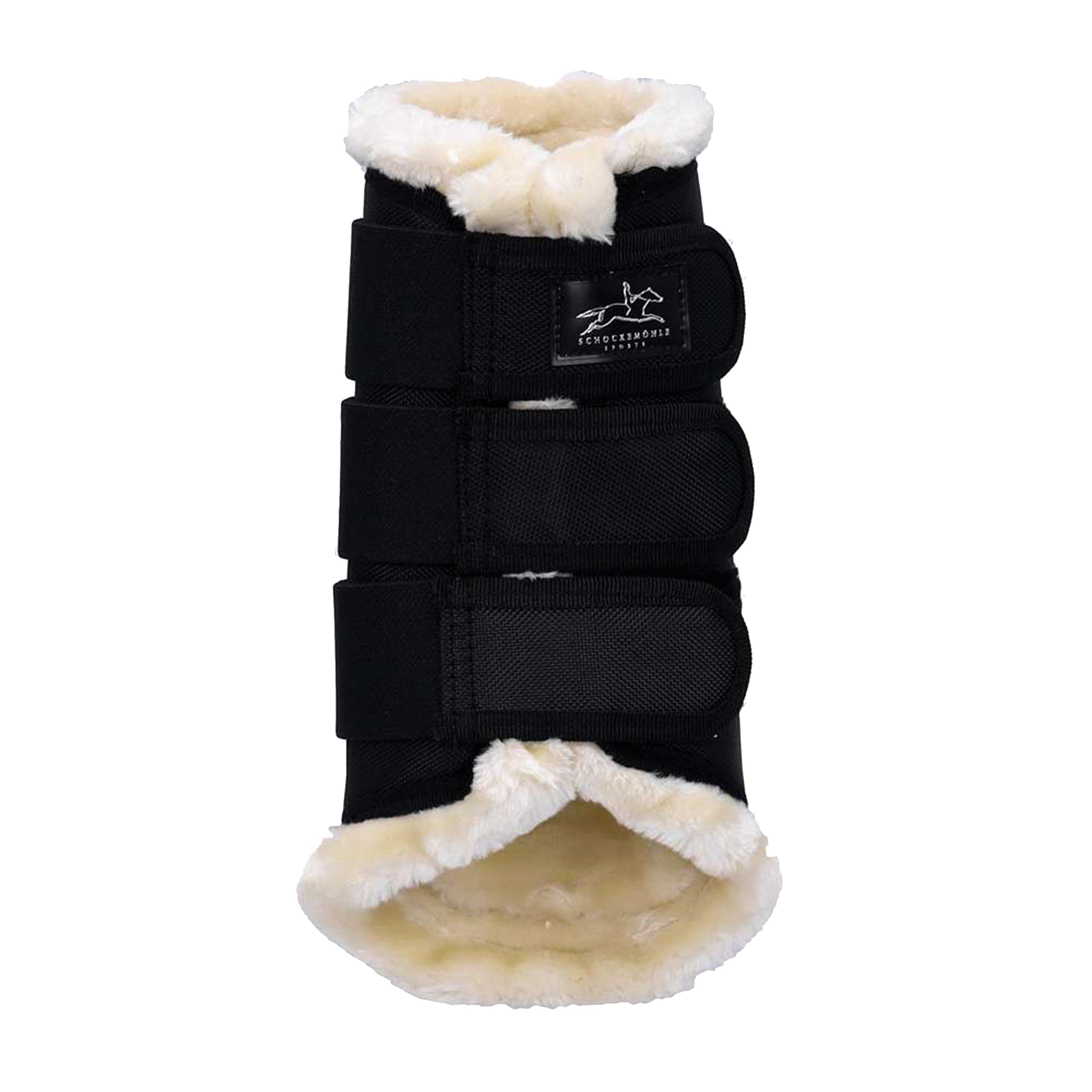 Soft Cosy Brushing Boots Black