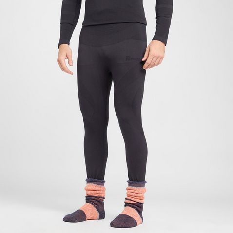 Buy Kids' Cold Weather Running Tights Kalenji AT 300 - Black Online