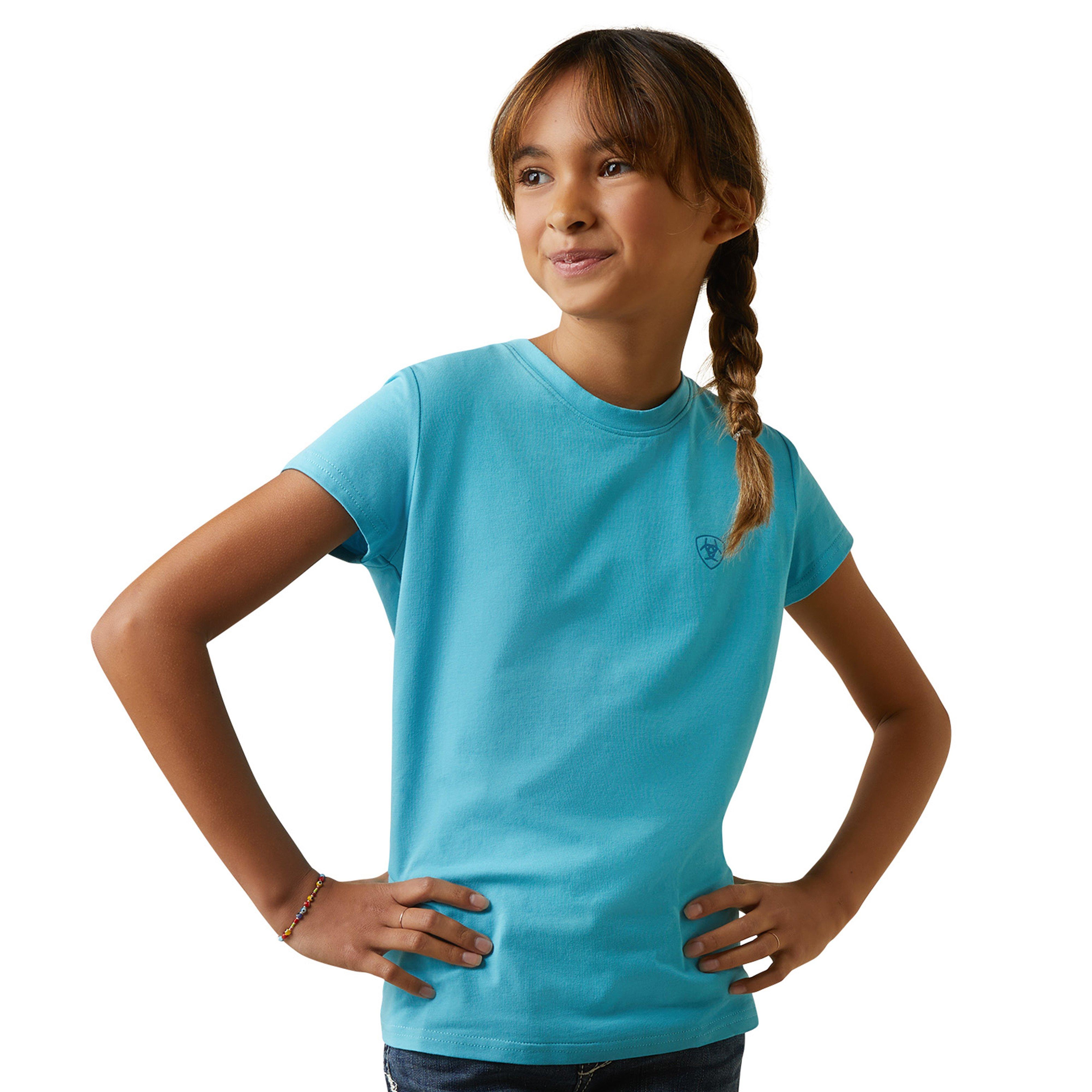 Kids Varsity Camo T-Shirt Maui Blue
