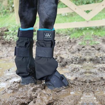 Black Woof Wear Mud Fever Boots Black Turquoise