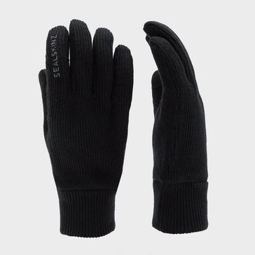 Black Sealskinz Necton Gloves Black