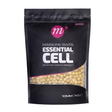 Yellow MAINLINE Essential Cell Boilies Shelf Life 10mm