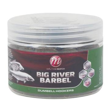 Green MAINLINE Match Big River Barbel Dumbell Hookbaits 12 x 15mm
