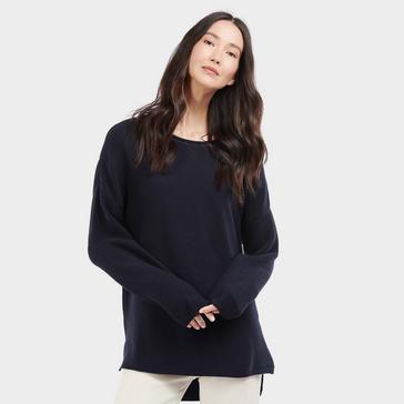 Navy Barbour Womens Mariner Knitted Jumper Navy