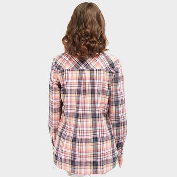 Check Barbour Womens Seaglow Shirt Navy Check